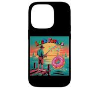 Luck Favors The Angler with The Last Donut Coque pour iPhone 14 Pro