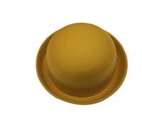 Luck Femme Filles Chapeau Hat Hiver Feutre Cloche (Jaune)