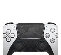 Luck&Link Protecteurs tactiles PS5,Autocollants protecteurs de Texture de Peau pour Boutons à l'arrière de l'PS5DualSense/Edge, Fibre De Carbone Forgée-Noir, PS5DualSense(2pcs)