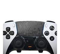 Luck&Link Protecteurs tactiles PS5,Autocollants protecteurs de Texture de Peau pour Boutons à l'arrière de l'PS5DualSense/Edge, Honeycomb-Noir, PS5Edge(2pcs)