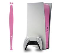 Luck&Link Stickers Skin ps5 Console Partie Centrale protège la Peau texturée Stickers Anti - Rayures, ps5 Digital & Disc Edition (Honeycomb-Rose, PS5(2020))