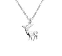 Luck Trader Collier avec pendentif cerf en argent sterling 925 massif