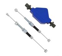 LUCKCDUO Booster d'embrayage tout-terrain en aluminium CNC pour moto - Système de câble de traction léger qui réduit la fatigue - Taille 15,8 cm (LHZLQ-002 bleu)