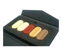 LUCKCRAZY Lecteur Flash USB en bois 5PCS / Pack 16 Go Memory Stick USB 2.0 Pilote de Stylo de Pouce (5PCS-Couleur de Mélange en Bois G