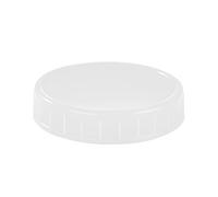 LUCKDANO 1 Couvercle de Pot Mason à Bouche Large avec Bague d'étanchéité | Bouchons de Remplacement en PP Durables pour Bocaux de Conserve en Verre de 2,7 Pouces et 3,4 Pouces | Étanche, étanche et