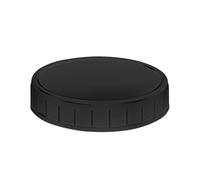 LUCKDANO 1 Couvercle de Pot Mason à Bouche Large avec Bague d'étanchéité | Bouchons de Remplacement en PP Durables pour Bocaux de Conserve en Verre de 2,7 Pouces et 3,4 Pouces | Étanche, étanche et