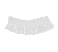 LUCKDANO 100 Pièces Protège-oreilles Jetables, Matériau PE Souple, Couvre-oreilles élastiques Imperméables, Légers et Réglables pour Teinture Capillaire, Salon de Bain, Usage Dome
