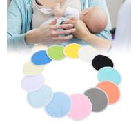 LUCKDANO 13 Pièces Coussinets D'allaitement Super Doux Nature Curve, Coussinets Réutilisables en Fibre de Bambou Anti-fuite pour Peaux Sensibles avec Sac à Linge pour les Mamans