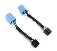 LUCKDANO 9004 vers H4 2 Pièces 9007 Mâle vers H4 9003 Femelle Adaptateur de Connecteur de Faisceau de Câblage pour Phare H2 12 V-24 V - Durable et Résistant aux Hautes Températures