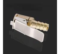 LUCKDANO Adaptateur de Buse Filetée pour Pompe à Air Automatique - Mandrin de Gonflage de Pneu en Cuivre de Haute qualité pour Voitures, Motos, Camions - Utilisation Rapide et Facile - (A)