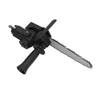 LUCKDANO Adaptateur de Tête de Conversion de Scie - Transformez Votre Perceuse électrique en Tronçonneuse - Acier Inoxydable Durable avec Poignée Auxiliaire Parfait pour Les Projets de Bricolage