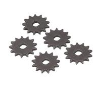 LUCKDANO Arbre d'engrenage de 8 Mm, Pignon de Chaîne T8F 13T pour Mini Motocross de Poche 47 Cc et 49 Cc, Scooter électrique, VTT, Ensemble de 5 Pièces, Diamètre Intérieur 10 Mm