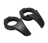 LUCKDANO Barons DE Vélo Ends, Guidon à Vélo Extender Mountain Bike Gropwars Mini Bike Rest Goidon 1 Paire EXTRACTIONS DE BAR EXTENDES PLACH (BLACK)