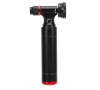 LUCKDANO Bike Frame Pump Mini Pompe à Vélo Gonfleur de CO2 en Alliage d'aluminium avec Manomètre - Pompe à Pneu de Vélo Compacte pour Valves Schrader et Françaises