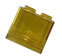 LUCKDANO Boîte d'économie d'argent, Boîte Monétaire Claire 'Argent Rectangulaire 'économie ' ' de Construction en Plastique Transparent Conception de Blocs de Construction pour Les Filles pour