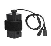 LUCKDANO Boîtier étanche pour Batterie de Vélo , 4x, Support de Batterie avec Affichage de Puissance, Chargement USB, pour Lampe de Vélo