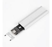 LUCKDANO Boîtier SSD M.2 NGFF , Boîtier de Disque Dur Externe USB3.1 Type-C, Coque en Alliage d'aluminium, Transfert de Données Rapide 6 Gbit/s, Compatible avec SSD M.2 2230/2242/2260/2280