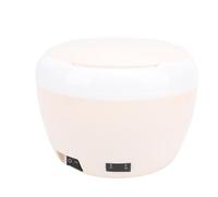 LUCKDANO Bol de Trempage électrique pour Ongles, Machine Chauffée pour Enlever les Ongles en Gel avec Limes à Ongles, Poussoir à Cuticules, pour les Soins des Ongles en Salon (Prise UE)