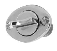 LUCKDANO Bouchon de Vidange pour Bateau Bouchon de Vidange de Forme Ovale - Acier Inoxydable 316 - de pour Bateau et Yacht - Taille du Trou de 2,5 Cm - et Conception Compacte pour des Performances