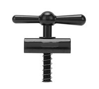 LUCKDANO Boucle C Pliable, Robinet de Vélo Pliant Claie de Charnière de Guidon C Bouette avec la Poignée de Guidon en Aluminium Facile à Tourner en Aluminium (Black)