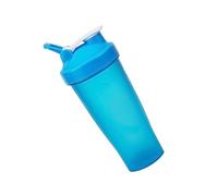 LUCKDANO Bouteille Shaker à Protéines de 20 Oz avec Boules Shaker en Boucle, Tasse Mélangeur Anti-fuite pour le Pré-entraînement et les Sports de Plein Air, Parfaite pour la Salle de Sport, le (BLUE)