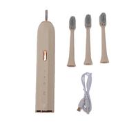 LUCKDANO Brosse à Dents électrique Sonique, électronique, 3 Modes, Batterie 30 Jours, Charge Rapide Type C, Poignée Géométrique [placeholder] avec Tête de Douce et Arrondie pour (Kaki)