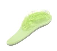 LUCKDANO Brosse Démêlante, Peigne à Cheveux à Dents Larges pour Coiffeur Professionnel Domicile avec Matériau de Tige de blé, Compact et Léger, adapté aux Voyages
