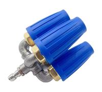 LUCKDANO Buzle de Laveuse de Pression 4000psi Quadruple de Nettoyage à Haute Pression Bulle en Laiton Acier Inoxydable pour Véhicules