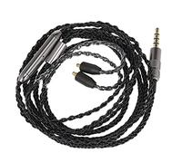 LUCKDANO Câble de Remplacement pour Connecteur MMCX - Écouteurs Filaires de 3,5 Mm de Haute qualité, Cordon Détachable avec Contrôle en Ligne et Micro pour SE535 SE846 UE900