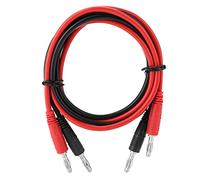 LUCKDANO Câble de Test Multimètre Fiche Banane 1M Paire de Sondes de sécurité en Silicone Souple 1000V avec Pinces et Sonde à Aiguille pour Automobile électronique