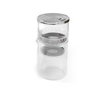 LUCKDANO Cafetière à Infusion Froide de 300 Ml | Goutteur en Verre borosilicaté | Préparation du café glacé | Cafetière Portable à Infusion Froide Adaptée à la Maison, au Bureau et aux Voyages |