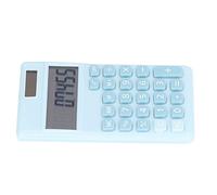 LUCKDANO Calculatrices, écran LCD Portable à 8 Chiffres avec Grands Boutons Sensibles, pour Un Usage Domestique, au Bureau, à L'école (Blue)