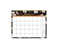 LUCKDANO Calendrier Mural Floral 2025 - Grands Blocs d'écriture à Suspendre avec Liste de Choses à Faire | Durable et élégant | 14,6x11,3 Pouces | Cadeau Parfait pour l'organisation (1)