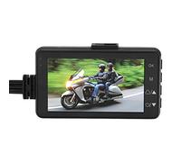 LUCKDANO Caméra de Tableau de Bord pour Moto, DVR HD 1080p avec Objectif Ultra Grand Angle de 120 Degrés et Vidéo Circulaire Transparente, Moniteur en Temps Réel pour la Conduite de