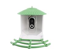 LUCKDANO Caméra Intelligente pour Mangeoire à Oiseaux avec Vidéo HD 1080p, Identification des Oiseaux par IA et Dissuasion des écureuils - à Distance avec Application Hibirds, Vision Nocturne, (avec