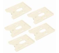 LUCKDANO Car Card Holder 5 Pièces Porte-Carte IC pour Affichage de Pare-Brise, Manchon de Carte ABS Durable pour la Gestion de la communauté et des Véhicules, Installation Facile (avec Ventouse)