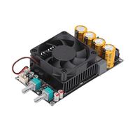 LUCKDANO Carte D'amplificateur de Caisson de Basses Mono 600W, Puce TPA3255, 300W à 4Ω, 600W à 2Ω, avec Ventilateur Silencieux, pour Audio Bluetooth, Cinéma Maison, Bricolage