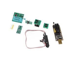 LUCKDANO CH341A 24 25 25 Série USB Programmer CH341A Programmer 1.8 V Adaptateur SOP8 Clamp/Holder de Test SOP8 to DIP8 Module Converter