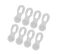 LUCKDANO Chaîne 12 Vitesses 4 Paires de Connecteurs de Maillons de Chaîne de Vélo en Acier pour Chaînes à 12 Vitesses - Pièces de de Vélo en Acier de qualité Supérieure, Installation sans Outil,