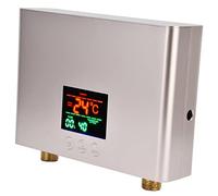 LUCKDANO Chauffe-eau électrique Chauffe-eau électrique instantané sans Réservoir de 5 500 W, équipé d'un écran Tactile et d'une Télécommande, adapté à la Cuisine et à la Salle de Bain, Plage de