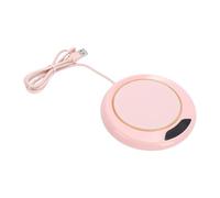LUCKDANO Chauffe-Tasse électrique Intelligent - Plaque Chauffante pour Boissons à Température Réglable pour la Maison et Le Bureau - Chauffage Rapide et Design Rose élégant (Pink)