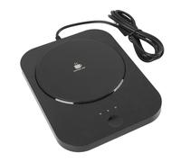 LUCKDANO Chauffe-Tasses Chauffe-Tasses électrique 13,5 W avec 3 Réglages de Température - Chauffage Rapide pour café et thé, Compatible avec Les en Céramique et en Acier Inoxydable, Noir