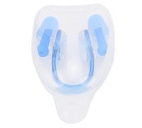 LUCKDANO Clip de Nez Bouts d'oreille, Bouchons d'oreille Clip de Nez Set ' Bouchons ' Ensemble Solicone PC Nage (BLUE)