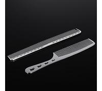 LUCKDANO Coiffeur de Coiffeur Professionnel Space en Acier Hair Hair Coup de Coupe de Peignes de Peigne (SILVER)