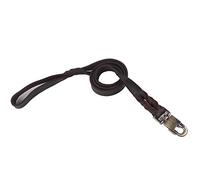 LUCKDANO Collier de Chien en Cuir Souple et Laisse 2,5 Cm de Largeur de la Chaîne de Compagnie 90 Cm / 120 Cm / 150 Cm de Longueur Brun (2,5 * 120 cm)