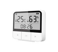 LUCKDANO Compteur électronique Numérique de Température et d'humidité - Contrôle Intelligent par Application, Surveillance en Temps Réel, équipement Intelligent de Liaison, Batterie Intégrée,