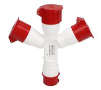 LUCKDANO Connecteur de Prise Industriel Prise Industrielle à 5 Broches Prise Multiple 380-415 V 3 Phases 16 A Connecteur D'aviation étanche à Coque PA66 pour L'Industrie Agricole