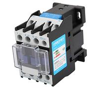 LUCKDANO Contacteur à Montage sur Rail CJX2-1810 - Contacteur électrique Industriel pour Applications d'alimentation - Options 18A, 24V/36V/48V/110V/380V AC Haute sensibilité et Forte conductivité