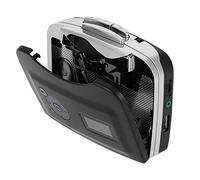 LUCKDANO Convertisseur de Cassette en MP3 - Enregistreur Autonome avec Prise en Charge de clé USB, Enregistrement Automatique et Manuel, Fonction de Lecture, Noir