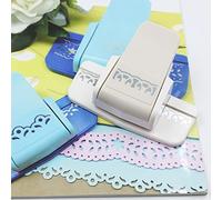 LUCKDANO Coureur d'angle, Punch de Punch à pour l'Artisanat avec un Edger Multicolore Frontraire Artisanat Diamant Fleurs de Poinçon Fleuriste Carrés pour les -cadeaux Projets de Papier Bricolage